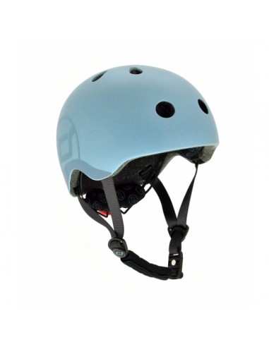 Casque de sécurité enfant pour porteur, trottinette ou vélo Bleu