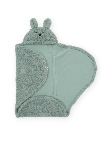 Couverture Nomade moelleuse Lapin Vert