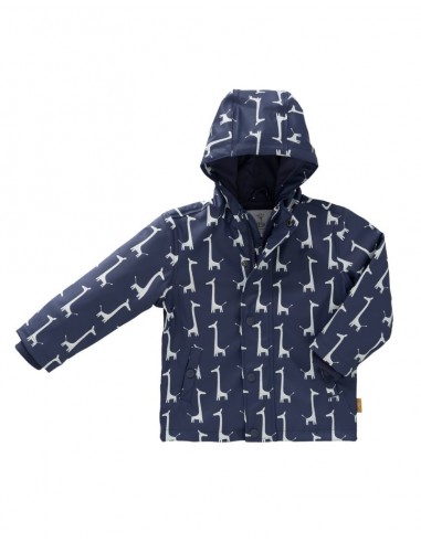 Imperméable Fresk Girafes bleues Bleu 2 ans