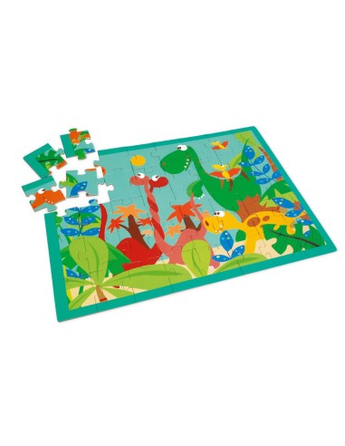 Puzzle Le Monde des Dinosaures - 40 pièces