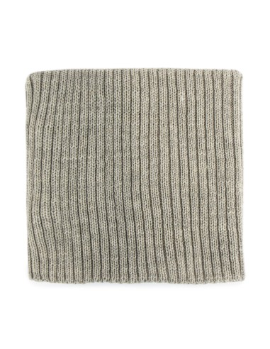 Tour de cou Snood Swann Taupe en Laine de Mérinos