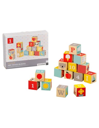 Cubes en bois Chiffres et Lettres