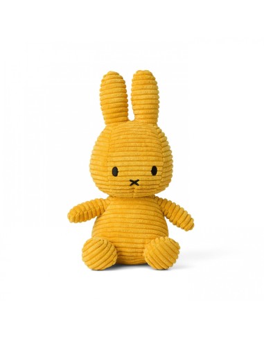 Peluche Miffy Velours Côtelé Fudge Jaune