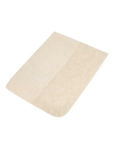 Housse de matelas à langer 70x50 cm Coton Lavé Wabi-Sabi Ginger Taupe