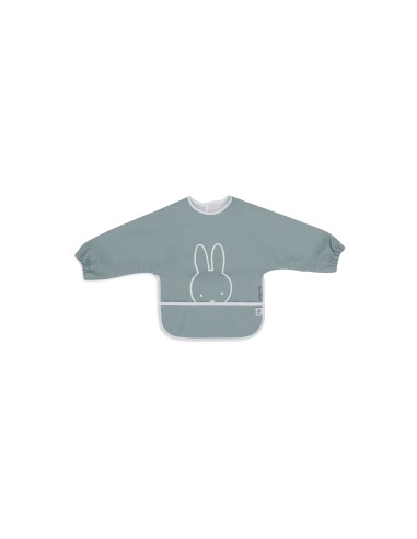 Bavoir imperméable avec manches Miffy Peekaboo Sea Green