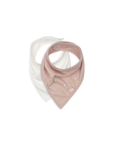 Lot de 2 Bavoirs Bandana Twinkling Wild Rose