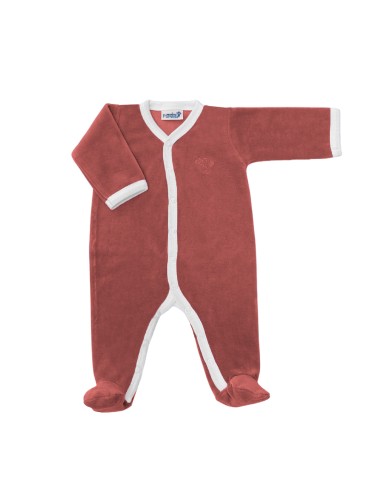 Pyjama Velours Framboise en Coton biologique