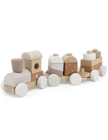 Train en Bois Nougat - Label Label