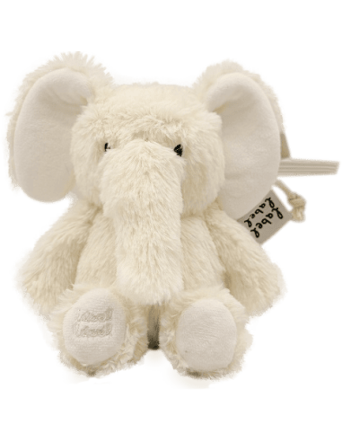 Petite Peluche Eléphant Ivoire