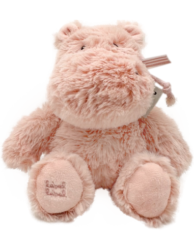 Petite Peluche Hippopotame Rose