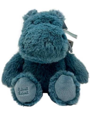 Petite Peluche Hippopotame Bleu