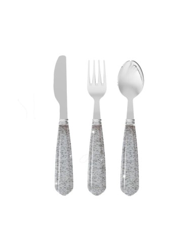 Set de couverts Inox Glitter Sparkling Blue