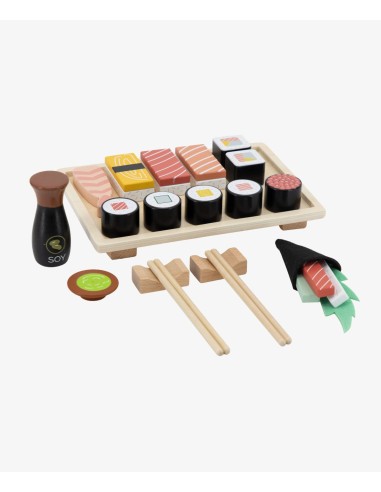 Service à Sushi en Bois