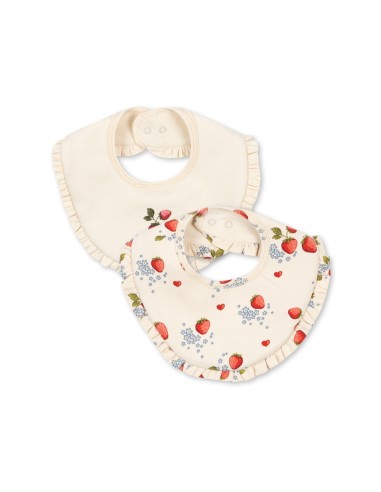 Lot de 2 Bavoirs naissance en coton biologique Marmalade