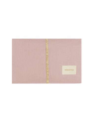 Matelas à Langer de Voyage Mozart imperméable Nid d'Abeille Mauve Pink