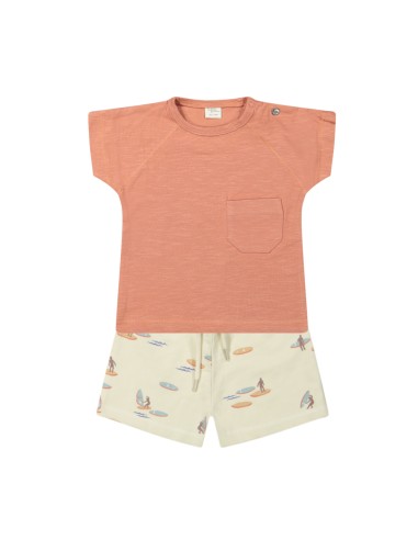 Ensemble T-shirt et Short Boby en Coton Biologique