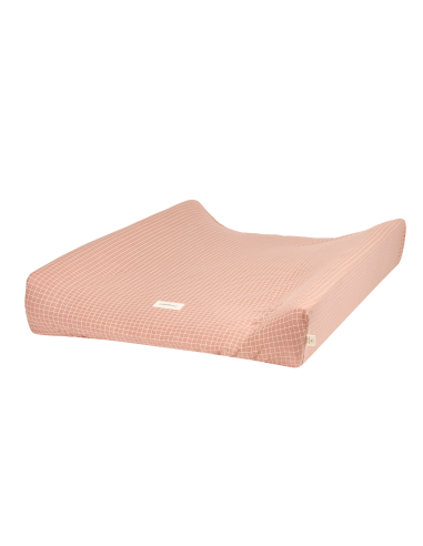 Matelas à langer Imperméable Pink Cream Grid