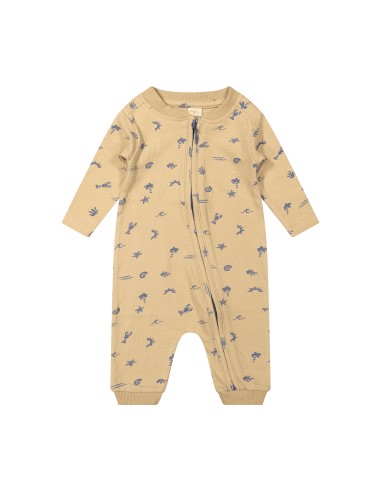 Combinaison Pyjama Rory en Coton Biologique 3 mois Beige