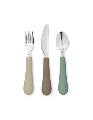 Set de petits couverts en inox Olive Mix