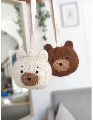 Jouet Teddy Ours Polaire LeroLero - Doudou émotionnel & solidaire