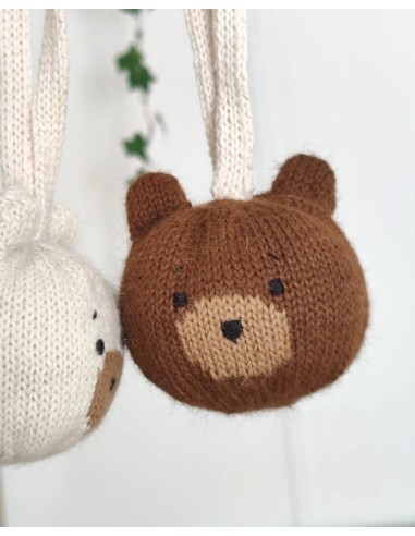 Jouet Teddy Ours Brun LeroLero - Doudou émotionnel & solidaire