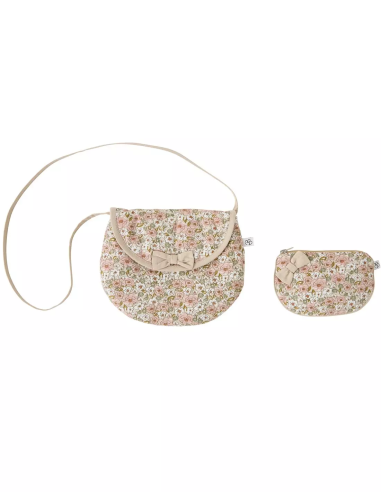 Sac Bandoulière enfant et porte-monnaie Liberty Afternoon Tea