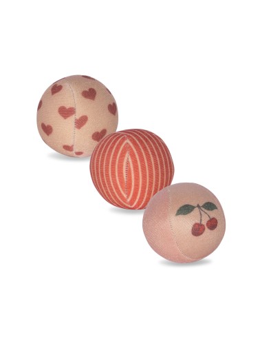 Lot de 3 Balles en Néoprène Cherry